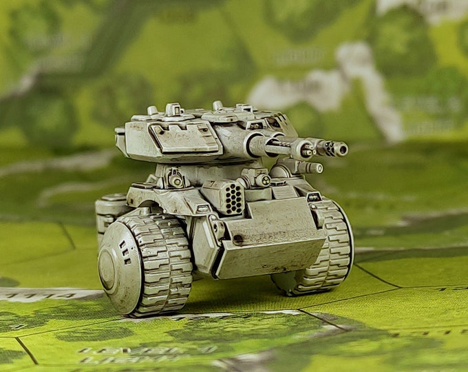 Ishtar Combat Vehicle - SirMortimerBombito Sculpt | Compatible with BT/American Mecha and other tabletop games