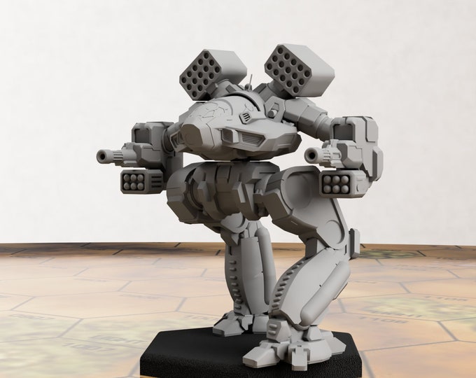 Cauldron Born (Ebon Jaguar) Alt. Config. C | DIW Exclusive | American Mecha | Compatible with Battletech