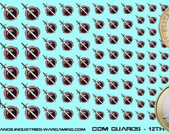Comstar - Com Guards 12th Army | Premium Decals for BattleTech / Mechwarrior / Alpha Strike