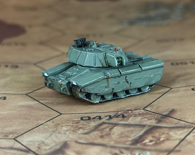 Sobaka MBT (Non-Canon) | Sir Mortimer Bombito | American Mecha | Compatible with BT and other 6mm Tabletop Wargames