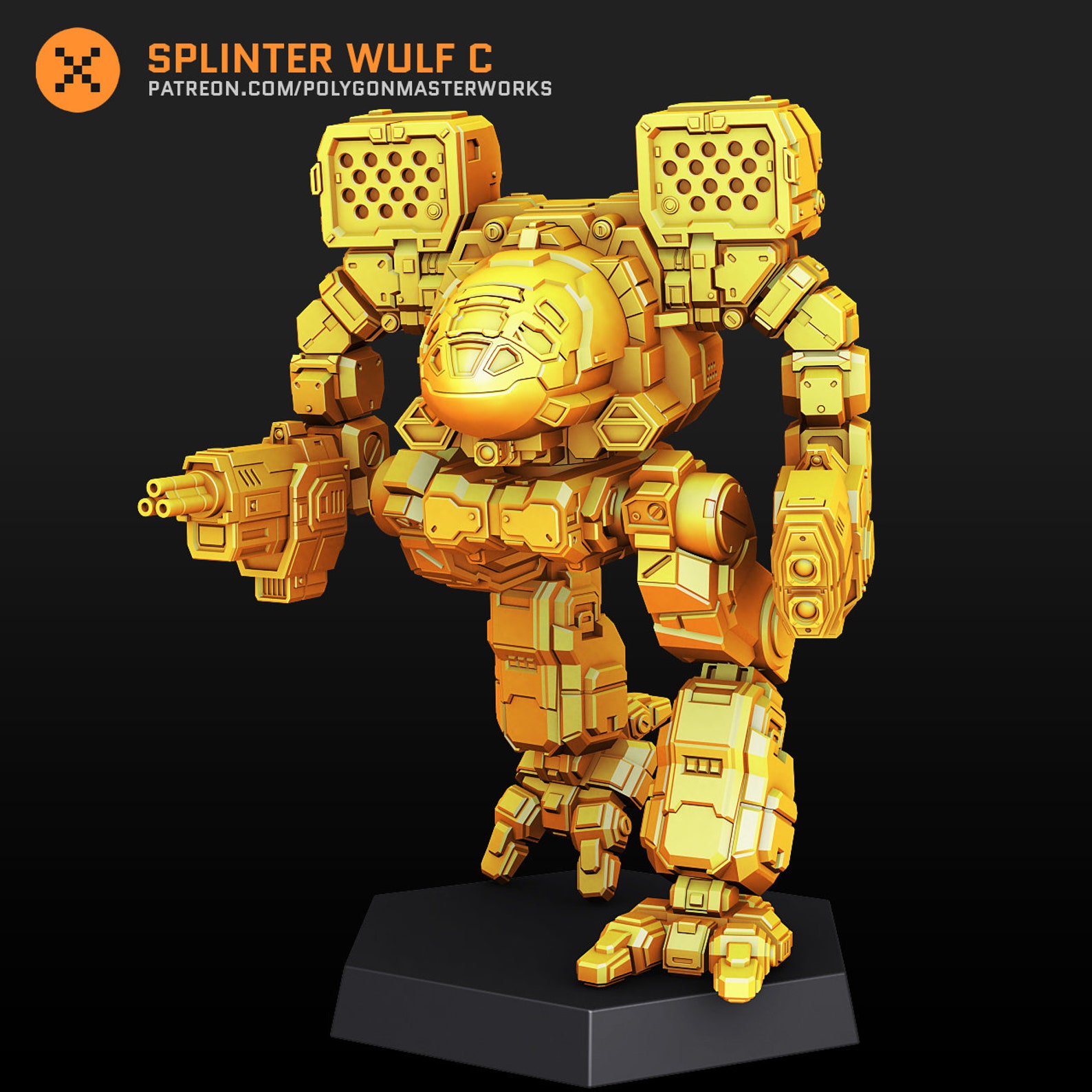 Timber Wolf (mad Cat) - PMW Sculpt - Multiple Variants | American Mecha ...