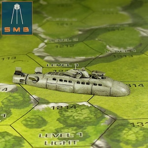 Neptune Submarine | Sir Mortimer Bombito | American Mecha | Compatible with BT and other 6mm Tabletop Wargames