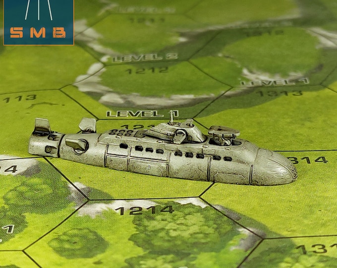 Neptune Submarine - SirMortimerBombito Sculpt | American Mecha | Compatible with Battletech