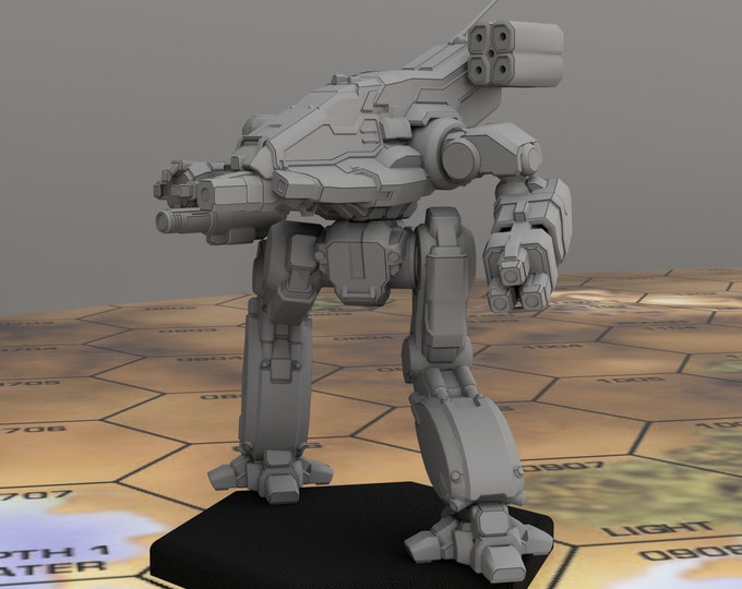 Battletech Miniatures - Bushwacker BSW-HR Special Variant by Syllogy - 3D Printed on Demand