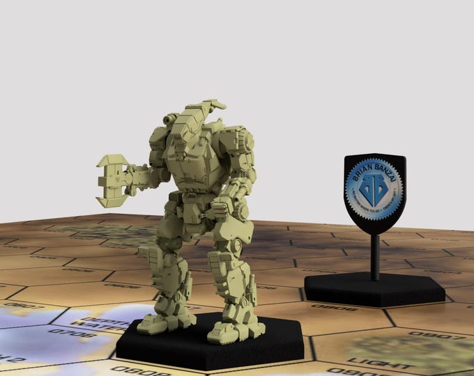 Axman by Brian Banzai | Multiple Variants | American Mecha | Compatible with BT and other 6mm Tabletop Wargames