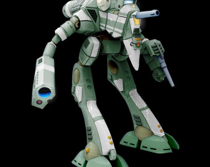 Cataphract CTF-1X by Brian Banzai | American Mecha | Compatible with BT and other 6mm Tabletop Wargames