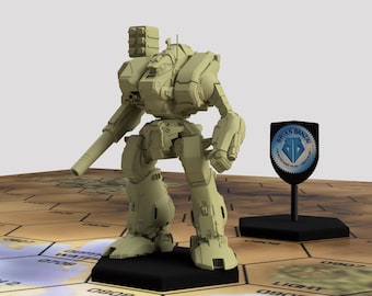 Ogre Frankenmech by Brian Banzai | American Mecha | Compatible with BT and other 6mm Tabletop Wargames