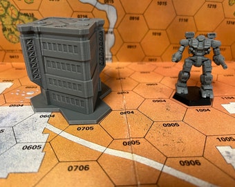 BATTLEBLOX - Star City - Apartment Block | American Mecha | Compatible with BT and other 6mm Tabletop Wargames