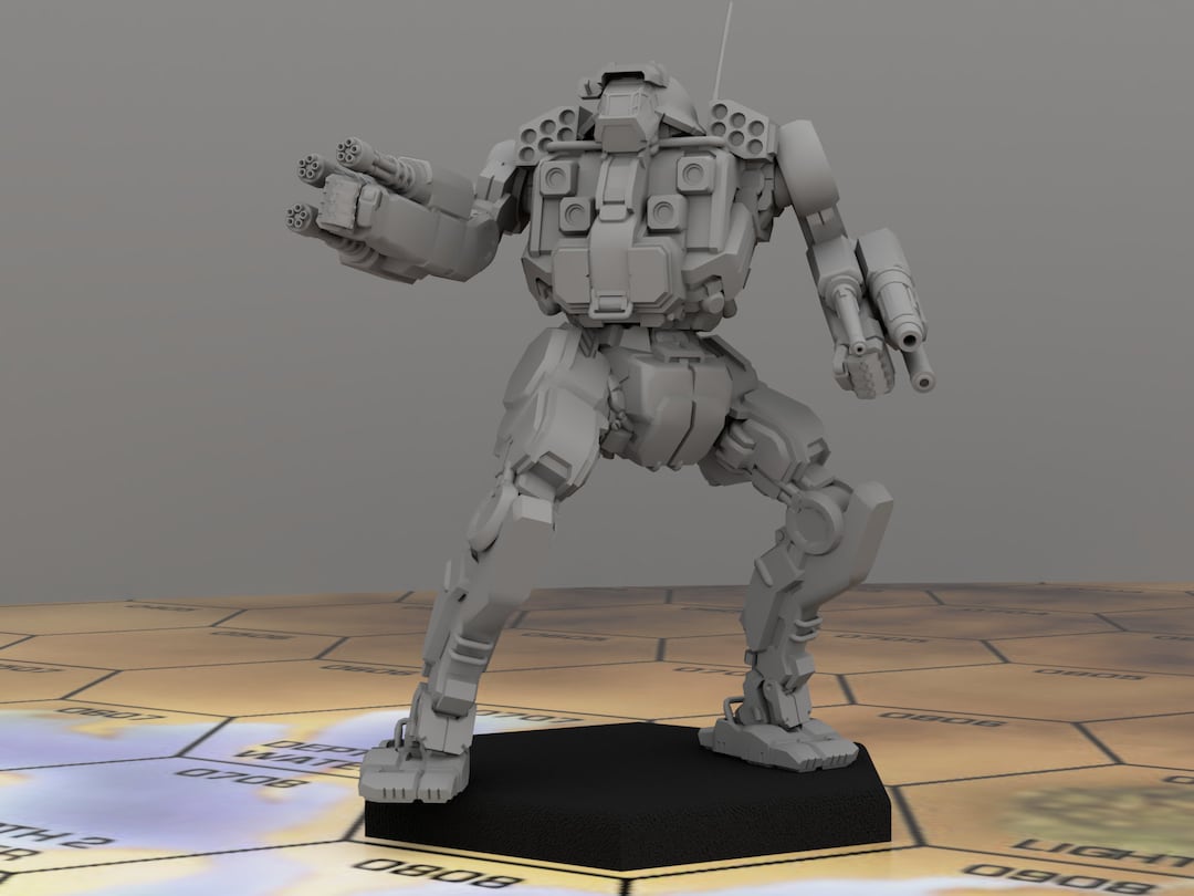 Battletech Miniatures Javelin JVNK4CH0W Special Variant by Etsy