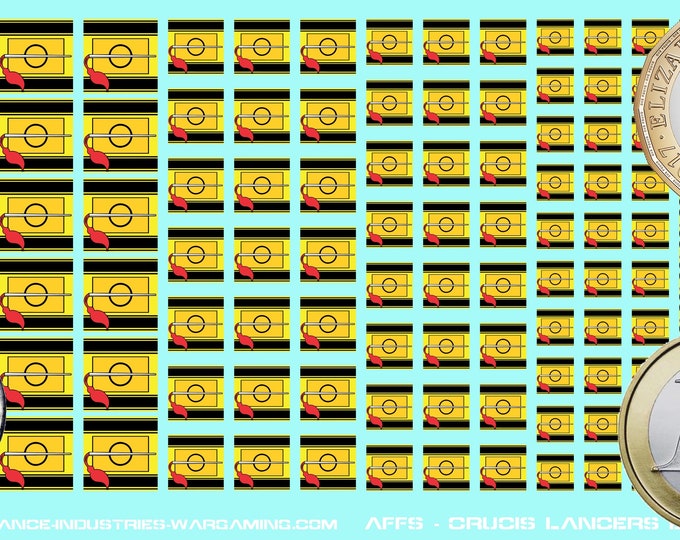 Federated Suns - Crucis Lancers - Premium Waterslide Decals compatible with BT/American Mecha