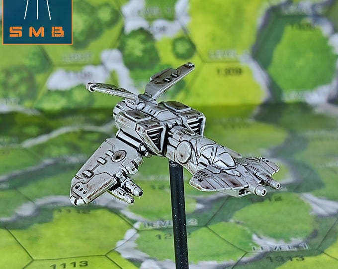 Eagle EGL-R6 Aerospace Fighter - SirMortimerBombito Sculpt | American Mecha | Compatible with Battletech