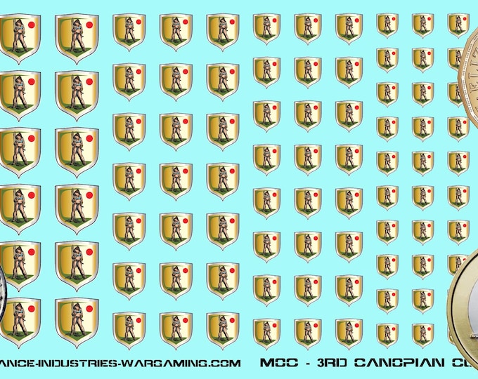 Periphery - Magistracy of Canopus - 3rd Canopian Cuirassiers | Premium Decals for BattleTech / Mechwarrior / Alpha Strike