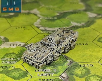 Zahn Heavy Transport - SirMortimerBombito Sculpt | American Mecha | Compatible with BT and other 6mm Tabletop Wargames