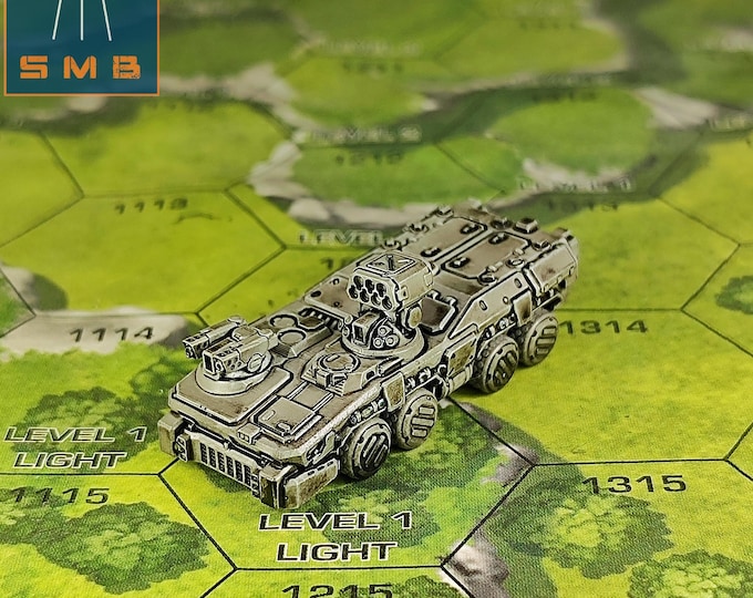 Zahn Heavy Transport - SirMortimerBombito Sculpt | American Mecha | Compatible with BT and other 6mm Tabletop Wargames