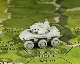 Box (Non-Canon) Tank - SirMortimerBombito Sculpt | American Mecha | Compatible with BT and other 6mm Tabletop Wargames
