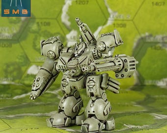 Zeus Japanese Style - SirMortimerBombito Sculpt | American Mecha | Compatible with BT and other 6mm Tabletop Wargames