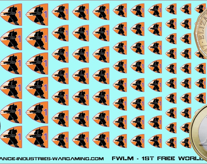 Free Worlds League - Free Worlds Guards Brigade | Premium Decals for BattleTech / Mechwarrior / Alpha Strike