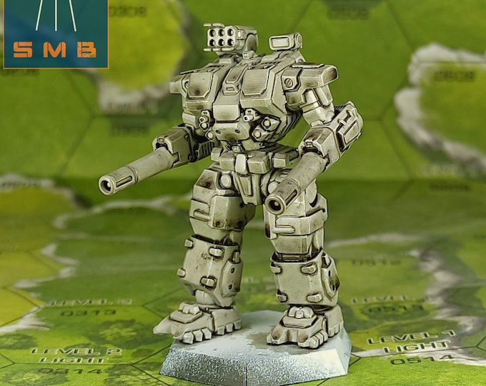 Warhammer WHM-6R - SirMortimerBombito Sculpt | American Mecha | Compatible with Battletech