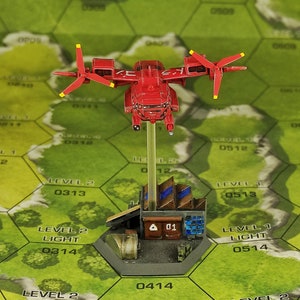 Kamakiri Attack VTOL | Sir Mortimer Bombito | American Mecha | Compatible with BT and other 6mm Tabletop Wargames