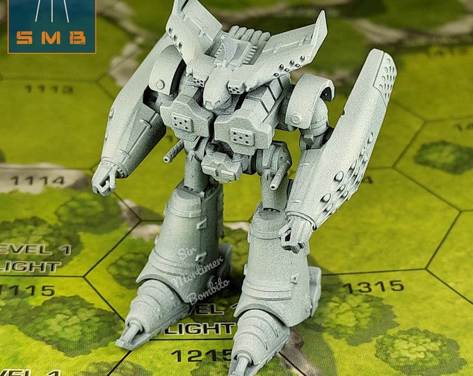 Crusader Japanese Style - SirMortimerBombito Sculpt | Compatible with BT/American Mecha and other tabletop games