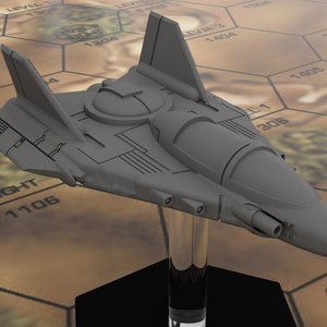 Caza aeroespacial Slayer / Exclusivo de DIW / Mecha estadounidense / Compatible con BT y otros juegos de guerra de mesa de 6 mm