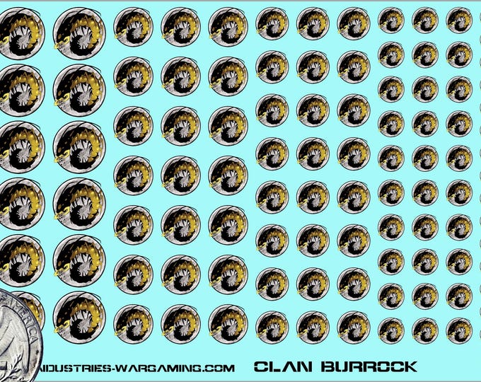 Clan Burrock | Premium Decals for BattleTech / Mechwarrior / Alpha Strike