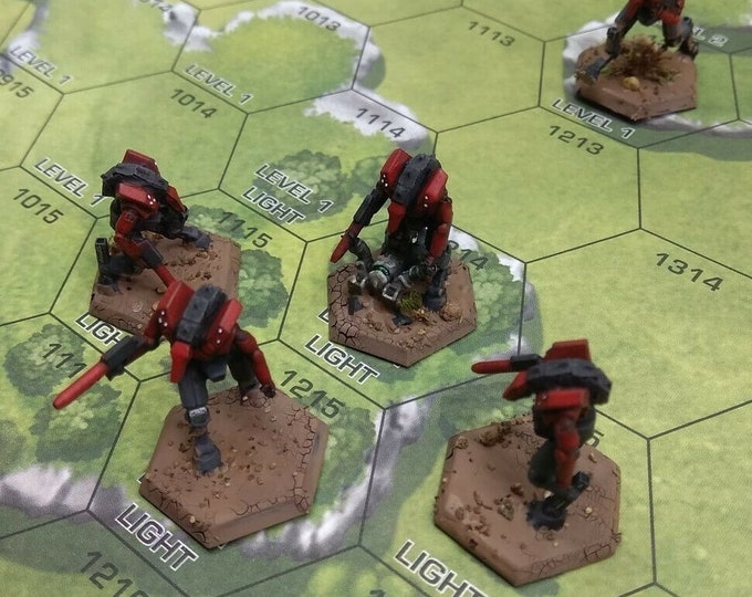 5x Centaur Protomechs (Centaurus) - SirMortimerBombito Sculpt | American Mecha | Compatible with Battletech