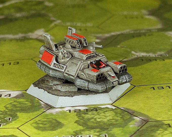 Svantovit Hover Tank - SirMortimerBombito Sculpt | Compatible with BT/American Mecha and other tabletop games