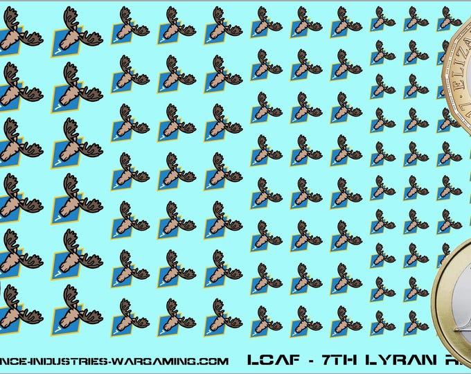 Lyran Commonwealth - Lyran Regulars - 7th Lyran Regulars | Premium Decals for BattleTech / Mechwarrior / Alpha Strike