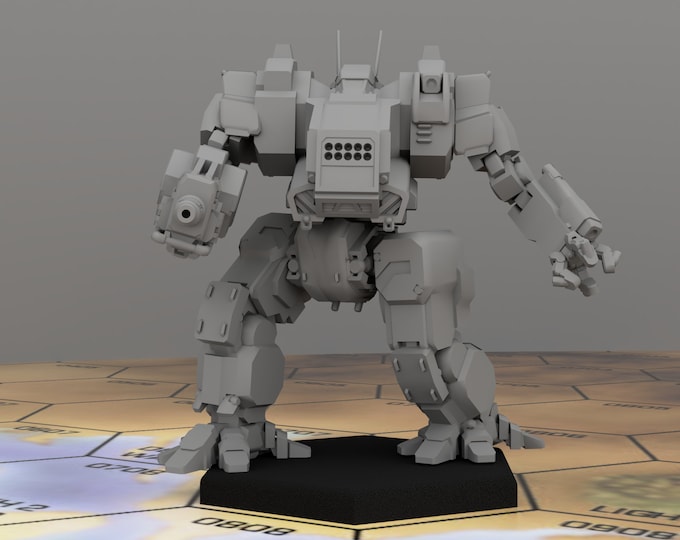 BT/American Mecha Proxy Miniature - Dragon DRG-1N New Sculpt by Syllogy - 3D Printed on Demand