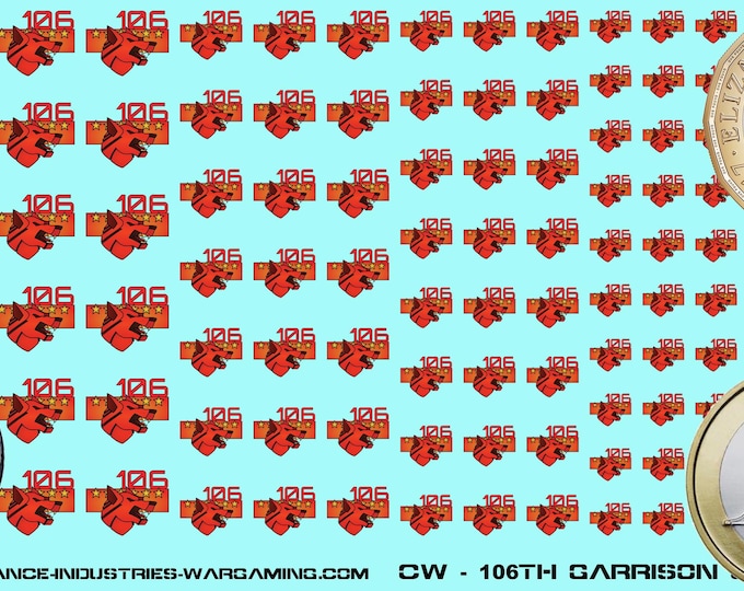 Clan Wolf - 106th Garrison Cluster | Premium Decals for BattleTech / Mechwarrior / Alpha Strike