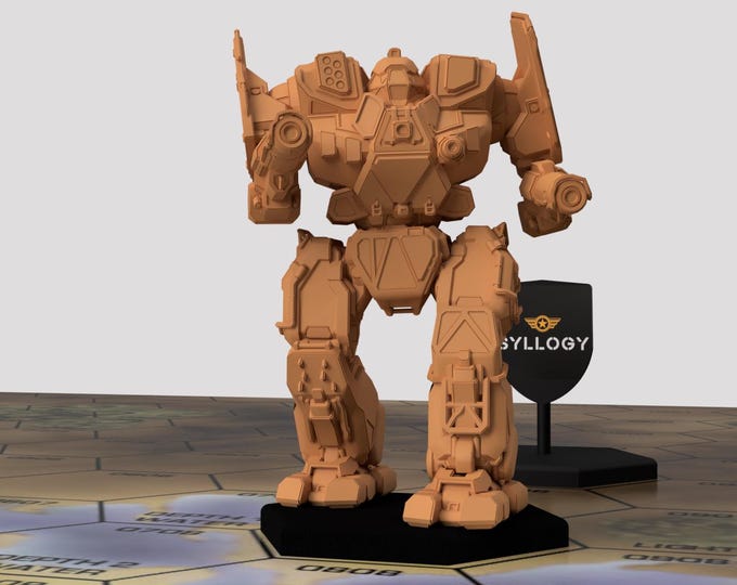 Mauler "Lancer" MAL-3F  | Special Variant by Syllogy | BattleTech Miniature | To use with Battletech / Alpha Strike / Mechwarrior