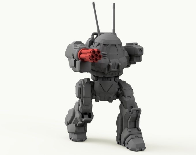 Urbanmech RAC | DIW Exclusive | American Mecha | Compatible with BT and other 6mm Tabletop Wargames