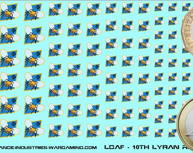 Lyran Commonwealth - Lyran Regulars - 10th Lyran Regulars | Premium Decals for BattleTech / Mechwarrior / Alpha Strike