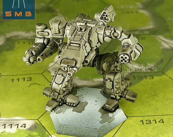 Bushwacker - SirMortimerBombito Sculpt | American Mecha | Compatible with BT and other 6mm Tabletop Wargames