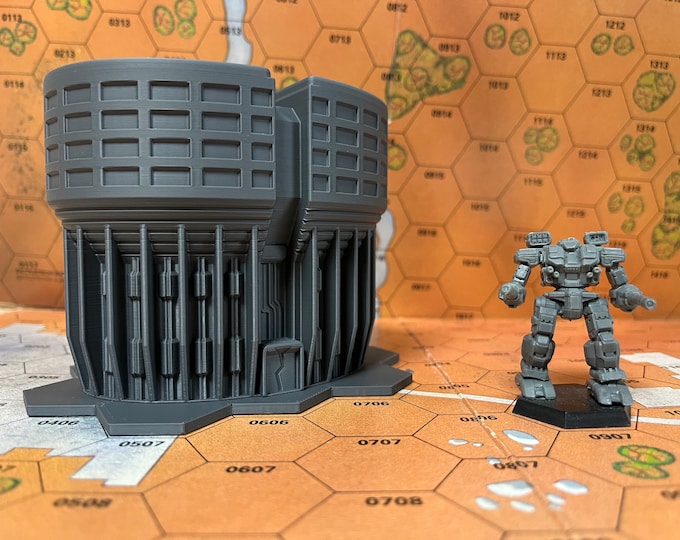 BATTLEBLOX - Star City - Core Set - City Hall | American Mecha | Compatible with BT and other 6mm Tabletop Wargames