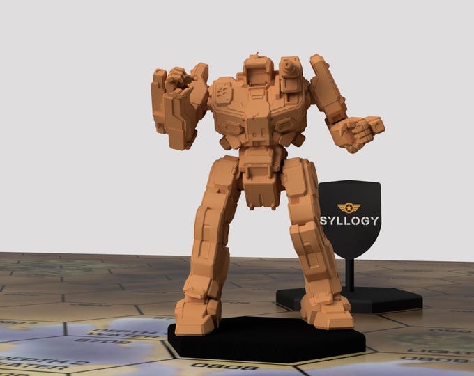 Shadow Hawk SHD-2X | Special Variant by Syllogy | American Mecha | Compatible with BT and other 6mm Tabletop Wargames