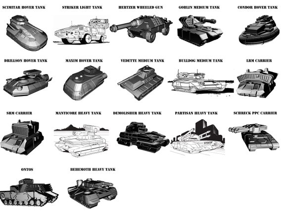 Battletech vehicle minis : r/battletech