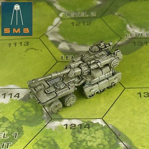 Ku Sturmpanzer auf Rädern | SirMortimer Bombito | Amerikanischer Mecha | Kompatibel mit BT und anderen 6 mm Tabletop Wargames