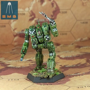 CataF - SirMortimerBombito Sculpt | American Mecha | Compatible with BT and other 6mm Tabletop Wargames