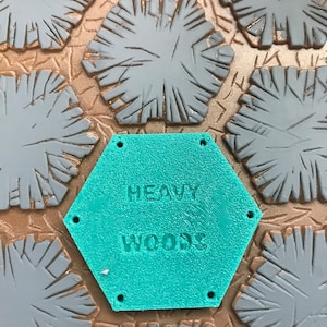 Hexes compatible with Heroscape terrain - 3D Printed Terrain & Hills compatible with BT/American Mecha
