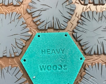 Hexes compatible with Heroscape terrain - 3D Printed Terrain & Hills compatible with BT/American Mecha