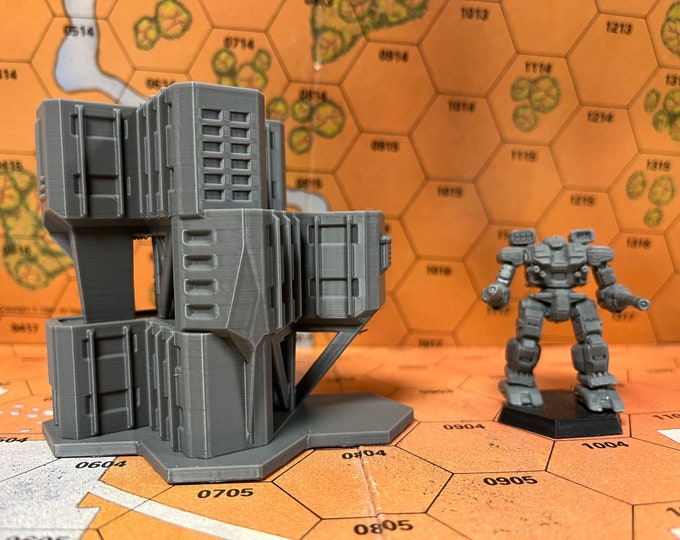 BATTLEBLOX - Star City - Stacked Condos | American Mecha | Compatible with BT and other 6mm Tabletop Wargames