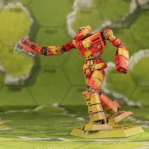 Scarabus | Monsieur Mortimer Bombito | Mecha américain | Compatible avec BT et d&#39;autres jeux de guerre sur table de 6 mm