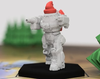 UM-60XMAS Papai Noel Urbie | Edição Especial de Fim de Ano | Edição Limitada Exclusiva da DIW | Compatível com American Mecha e outros jogos de guerra de 6 mm