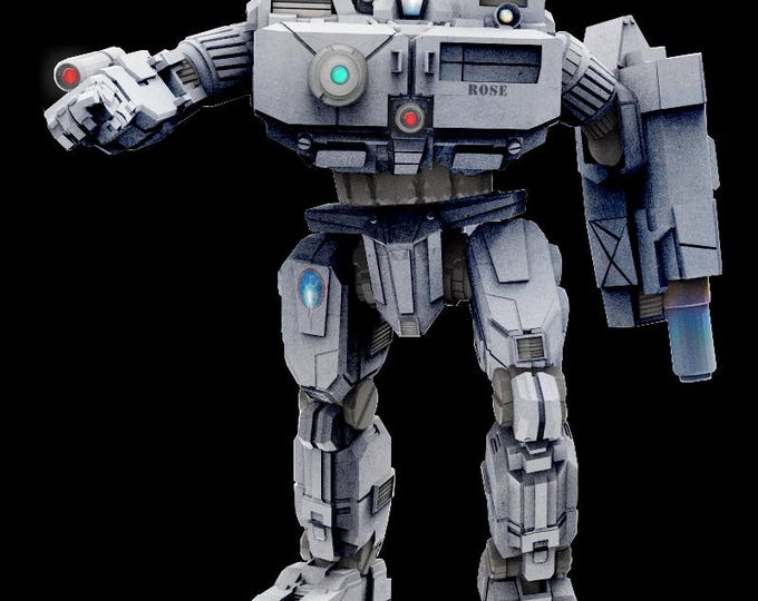Shootist by Brian Banzai | Multiple Variants | American Mecha | Compatible with BT and other 6mm Tabletop Wargames