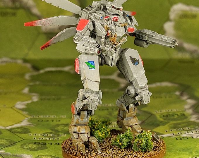 Shrike (XTRO Project Zhukov) - SirMortimerBombito Sculpt | American Mecha | Compatible with BT and other 6mm Tabletop Wargames