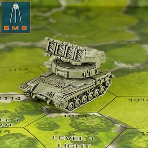 Schwerer LRM Träger | SirMortimer Bombito | Amerikanischer Mecha | Kompatibel mit BT und anderen 6 mm Tabletop Wargames