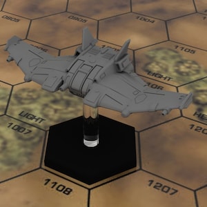 Caza aeroespacial Shilone / Exclusivo de DIW / Mecha estadounidense / Compatible con BT y otros juegos de guerra de mesa de 6 mm