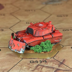 Sobaka MBT Assault Version (Nicht-Canon) | SirMortimer Bombito | Amerikanischer Mecha | Kompatibel mit BT und anderen 6 mm Tabletop Wargames
